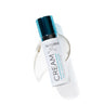 A bottle of FACTORFIVE Anti-Aging Cream Mini with a white body and blue cap, labeled with the brand and product information.