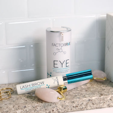 FACTORFIVE Skincare Eye Essential Collection with Eye/Lash Cream & Lash/Brow Growth Serum