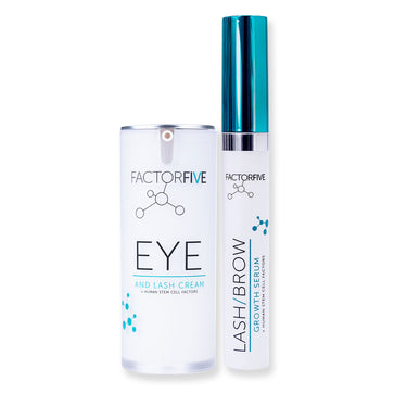 FACTORFIVE Skincare Eye Essential Collection with Eye/Lash Cream & Lash/Brow Growth Serum