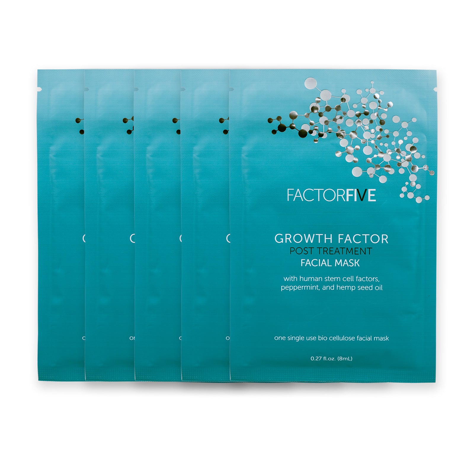 Party Pack of 5 Growth Factor Facial Masks