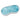 Blue gel eye mask on a white background